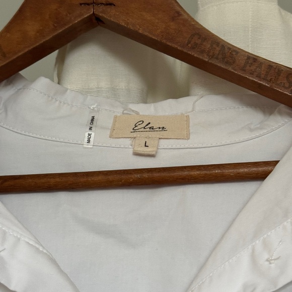 Elan Button Down with Attached Sweater - Picture 2 of 5